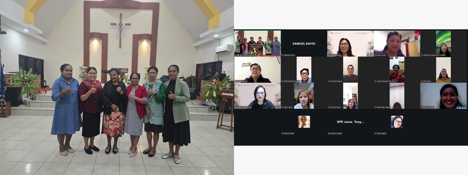 Departemen Pelayanan Perempuan GKII Ibadah Doa Pengurus Perkauan Nasional Secara Zoom